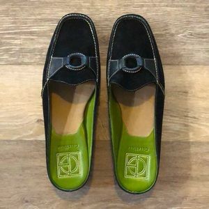 Cole Haan Black Suede Slides Size 9